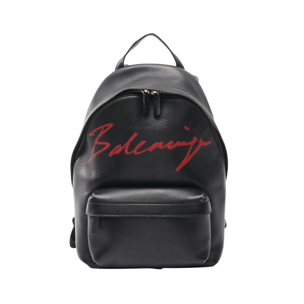 BALENCIAGA Rucksack Backpack bag everyday leather Black Used Women