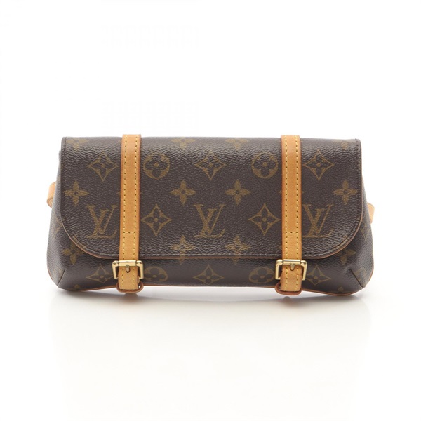 LOUIS VUITTON Pochette Marrell Waist bag M51159 Monogram canvas Brown Used Women