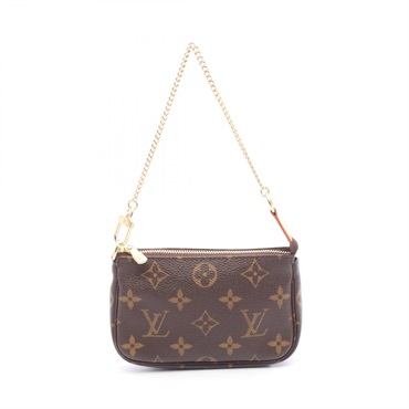LOUIS VUITTON Mini Pochette Accessoires Handbag M58009 Monogram canvas Used LV