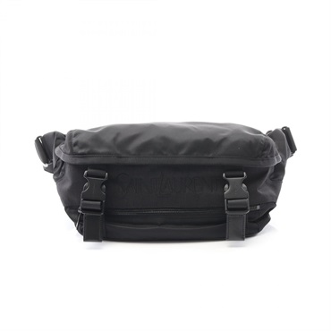 SAINT LAURENT PARIS Embroidered cross waist bum bag 758258 canvas Nylon NEW