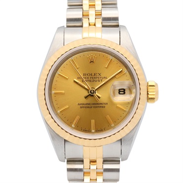 ROLEX Datejust S number Wrist Watch 69173 Auto winding 18KYG Gold SS Used Women