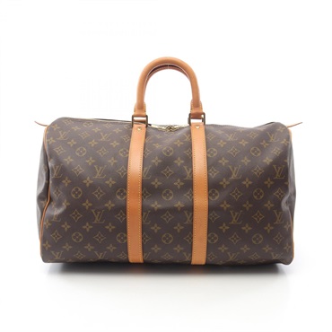 LOUIS VUITTON Keepall 45 Hand bag M41428 Monogram canvas Brown Used unisex LV