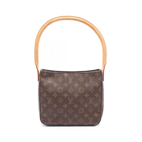 LOUIS VUITTON Looping MM Shoulder Bag M51146 Monogram canvas Brown Used LV