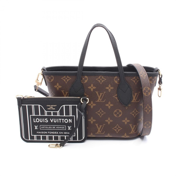 LOUIS VUITTON Neverfull Inside Out BB Tote Bag M12099 Monogram canvas Brown Used