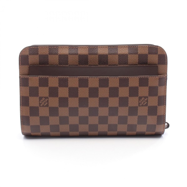 LOUIS VUITTON Saint Louis business clutch bag N51993 Damier Ebene canvas Used