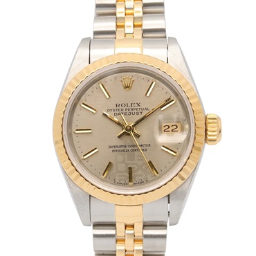 ROLEX Datejust X Wrist Watch 69173 Automatic 18KYG Yellow Gold SS Used Women