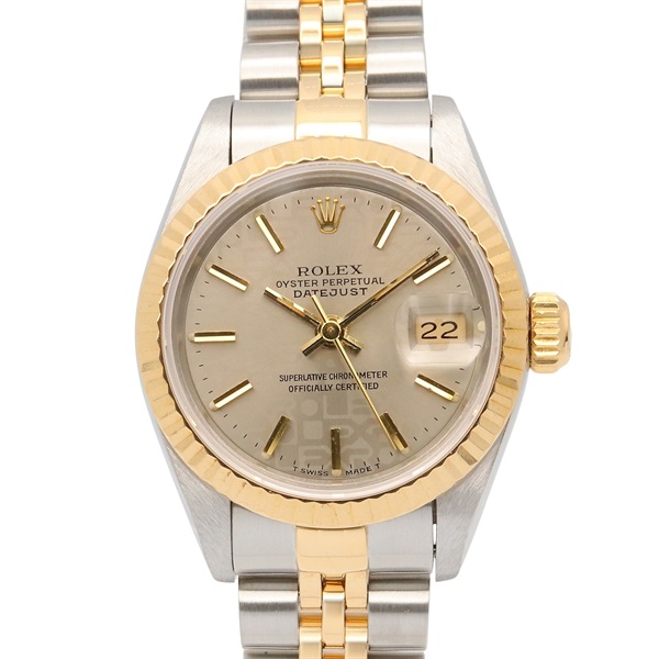 ROLEX Datejust X Wrist Watch 69173 Automatic 18KYG Yellow Gold SS Used Women
