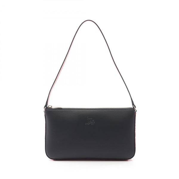 Christian Louboutin LOUBILA Shoulder Bag 3245066CM4H leather Black Red NEW Women