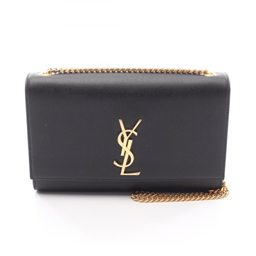 SAINT LAURENT PARIS Kate Shoulder chain crossbody Bag 364021BOW0J1000 leather