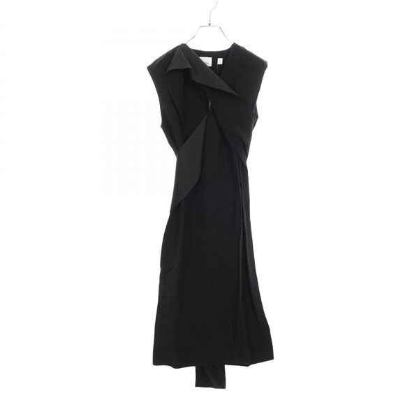 BURBERRY Dress 8043955 Viscose Black Used Women size UK4