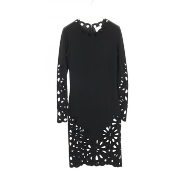 BURBERRY Dress 8043752 Viscose Black Used Women size XS