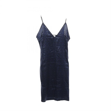 BURBERRY camisole Dress silk Blue Black Used Women UK10