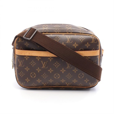 LOUIS VUITTON Reporter PM Crossbody Shoulder Bag M45254 Monogram Canvas Used LV