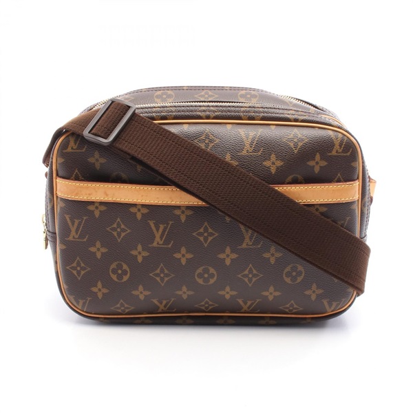 LOUIS VUITTON Reporter PM Crossbody Shoulder Bag M45254 Monogram Canvas Used LV