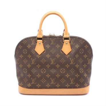 LOUIS VUITTON Alma PM Handbag M51130 Monogram canvas leather Brown Used LV