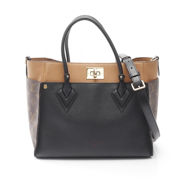 LOUIS VUITTON On My Side MM Shoulder Handbag M53823 Monogram leather Used Women