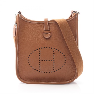 HERMES Evelyne TPM Amazon Shoulder crossbody Bag K 069426CK leather Gold SHW