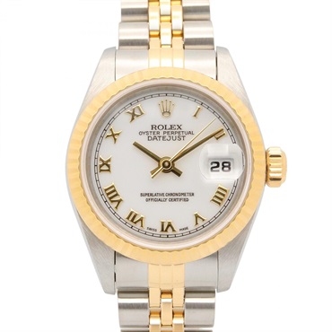 ROLEX Datejust U Wrist Watch 69173 Automatic 18KYG Yellow Gold SS Used Women