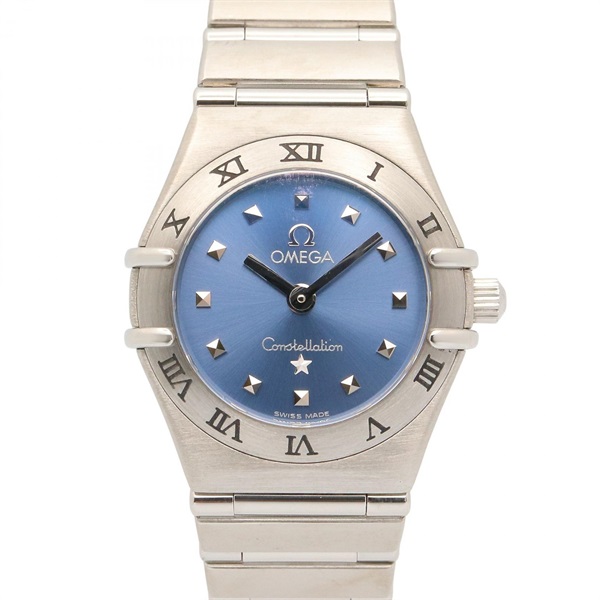 OMEGA Constellation Mini Wrist Watch 1562.81 Quartz Stainless Steel Used Women