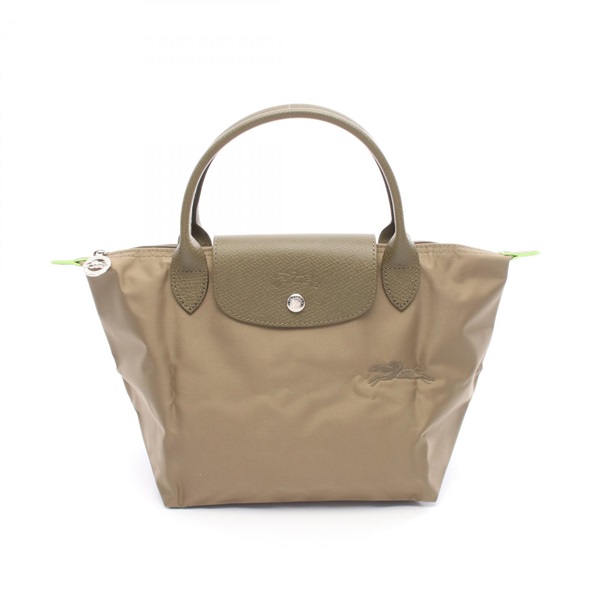 Longchamp Le Pliage Green S Tote Bag 1621919M04 S canvas leather Khaki NEW Women