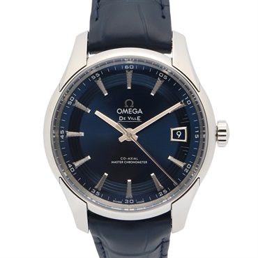 OMEGA De Ville Hour Vision Wrist Watch Automatic winding SS leather NEW mens