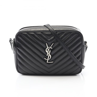 SAINT LAURENT PARIS LOU Monogram camera crossbody Shoulder Bag 761554 leather BK