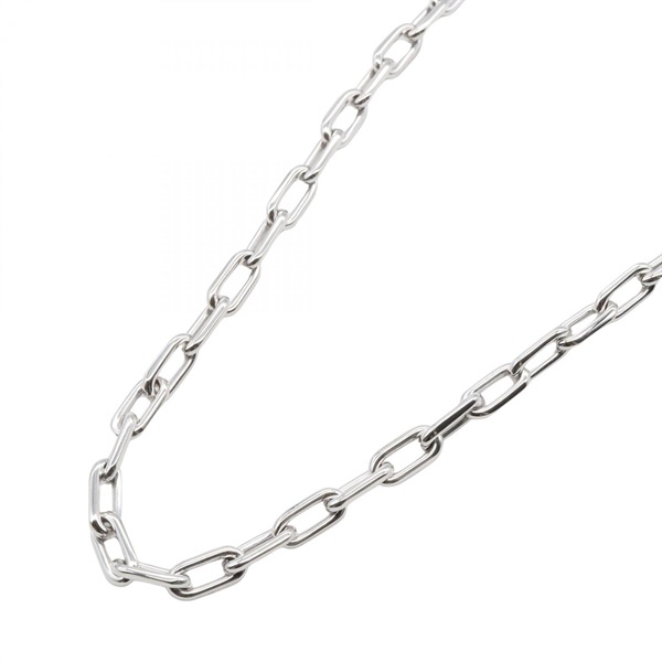 CARTIER Spartacus chain link Necklace Pendant 18KWG White Gold Used Women