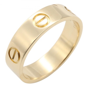 CARTIER Love ring Ring #8 18KYG Yellow Gold Used Women