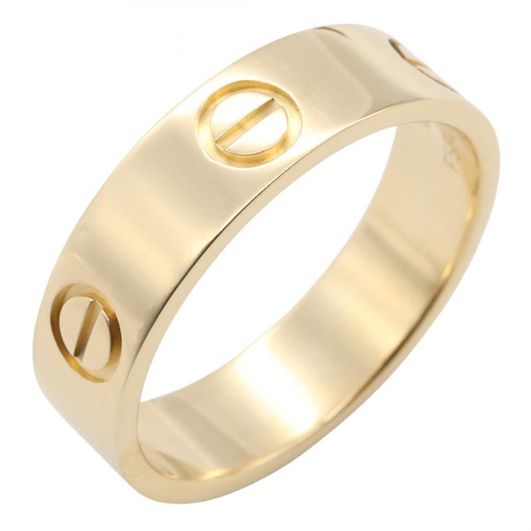 CARTIER Love ring Ring #8 18KYG Yellow Gold Used Women