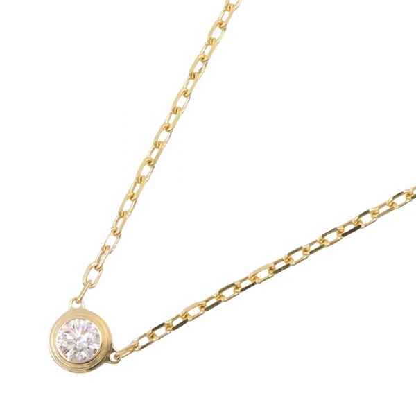 CARTIER D'amour SM Diamond Necklace 18KYG Yellow Gold Used women
