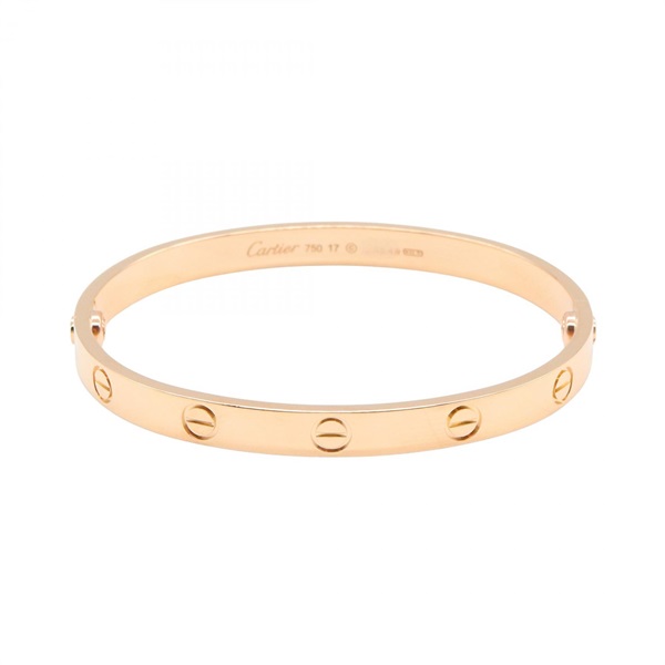 CARTIER Love Bracelet B6081717 18KRG Pink Rose Gold 16㎝ Used Women