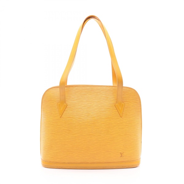 LOUIS VUITTON Lussac Shoulder Bag M52289 Epi leather Tassil Yellow Used Women LV