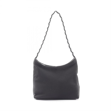 Salvatore Ferragamo Vara Shoulder Handbag 21 8801 canvas leather Black Used