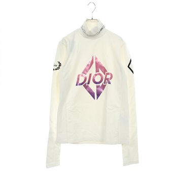 Christian Dior cd diamond tops T-shirt #S 313J635A0744 Nylon White Purple Used