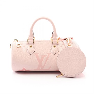 LOUIS VUITTON Papillon BB Shoulder Handbag M45707 Monogram empreinte Pink used