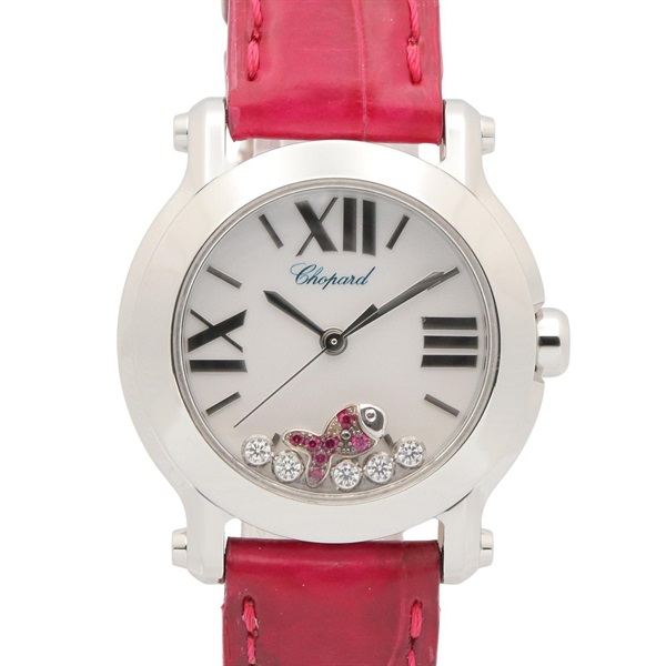 Chopard Happy sports Wrist Watch 8509 Quartz Stainless Steel diamond Used Women