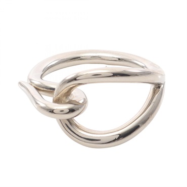 HERMES jumbo Scarf ring holder metal Used Women