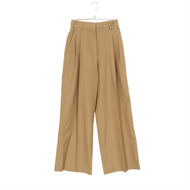 BURBERRY Long Pants trousers #UK2 wool Beige Women