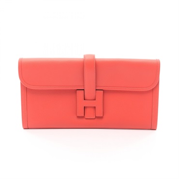 HERMES Jiggeran 29 Business Clutch bag Epsom leather Rose Jaipur Used Women X