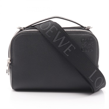 LOEWE Mini Crossbody Camera Shoulder Hand bag C660R41X02 leather Black Used