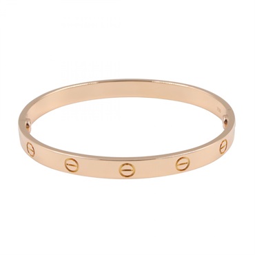 CARTIER Love Bracelet B6081717 18KPG Pink Rose Gold Used Women #18