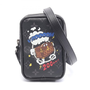 LOUIS VUITTON Danube PPM Shoulder Crossbody Bag M45928 Monogram eclipse Used LV