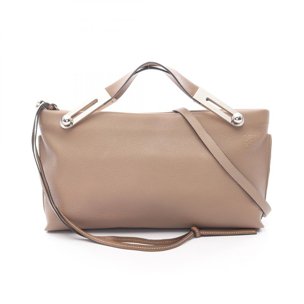 LOEWE Missy 2Way Shoulder Handbag 327.12KR95 leather Beige Used Women