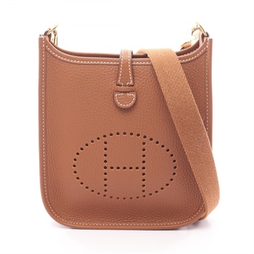 HERMES Evelyne Amazon TPM Shoulder crossbody Bag 069426CC Taurillon Clemence GHW
