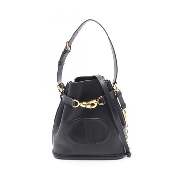 Christian Dior C'est Dior Medium crossbody Handbag M2271UBHA leather Black Used