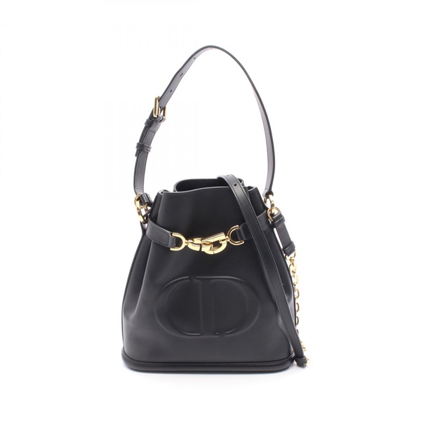 Christian Dior C'est Dior Medium crossbody Handbag M2271UBHA leather Black Used