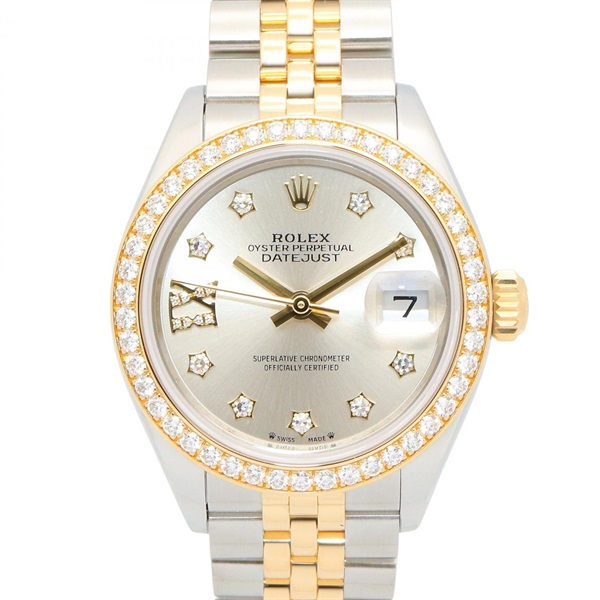ROLEX Lady Datejust Bezel/IX/9P Star Random 2010- Wrist Watch Automatic 18KYG