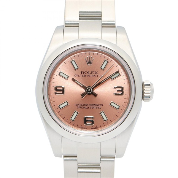 ROLEX Oyster Perpetual G Wrist Watch 176200 Automatic Stainless Steel Used Women