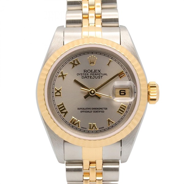 ROLEX Datejust A Wrist Watch 79173 Automatic 18KYG Stainless Steel Used Women