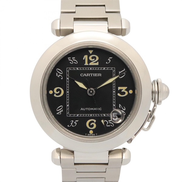 CARTIER Pasha C Wrist Watch W31043M7 Automatic Stainless Steel Used unisex